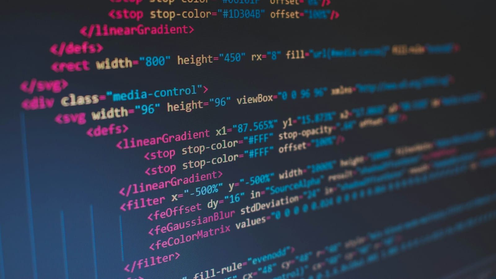 Syntax-highlighted source code on a dark screen